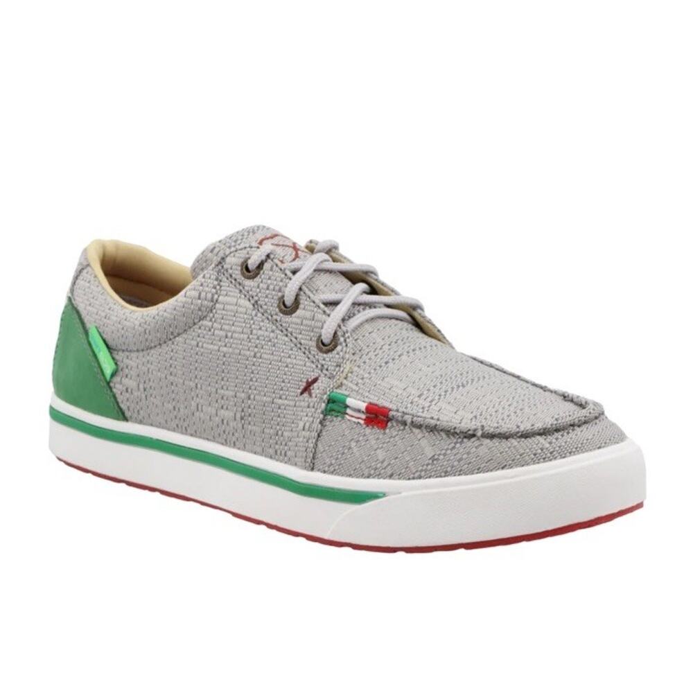 Twisted X Men's Casual Light Grey & Multicolor Kick Shoes MCA0054 Size 7.5